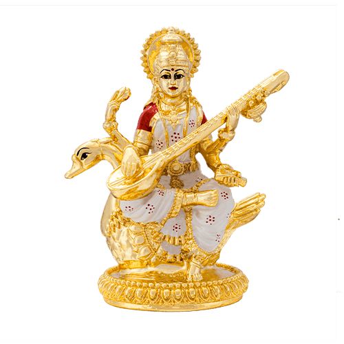 saraswati red white